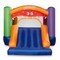 Cloud 9 Inflatable Bounce House and Blower, Monster Theme Bouncer for Kids with Slide, Includes Stakes and Repair Patches